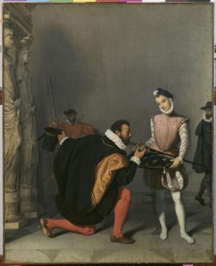 Jean-Auguste-Dominique Ingres, ‘Don Pedro de Tolède baisant l'épée d'Henri IV (Don Pedro of Toledo kisses the sword of Henri IV)’, 1819