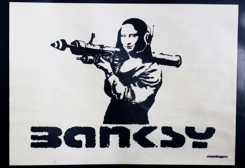 Banksy, ‘Mona Bazooka Promo Poster’, 2002, Ephemera or Merchandise, Offset lithographic poster, EHC Fine Art Gallery Auction