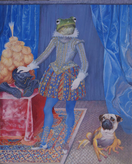 Malcolm Bucknall, ‘Lord Frogmore and his Frogdog’, 2017