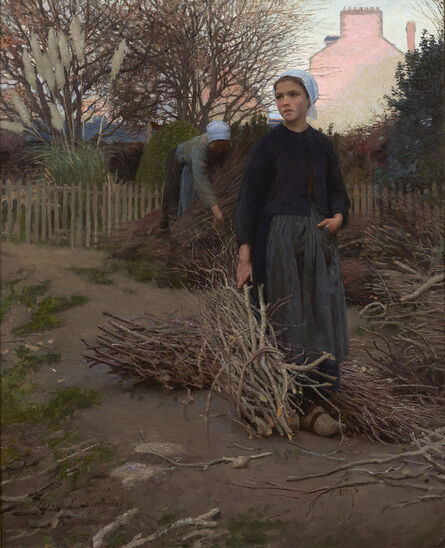 Edward Emerson Simmons, ‘End of the Yard’, 1883