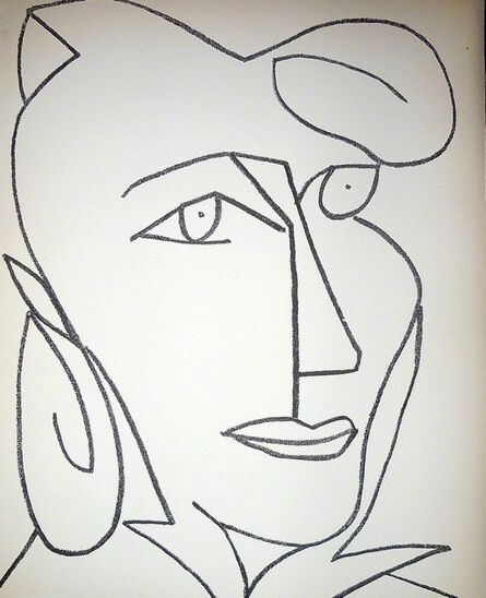 Françoise Gilot, ‘Portrait Head of a Woman’, 1950-1959