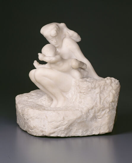 Auguste Rodin, ‘Woman and Child (originally Première Impression d'Amour)’, ca. 1885 (model), ca. 1900 (carved), 1901