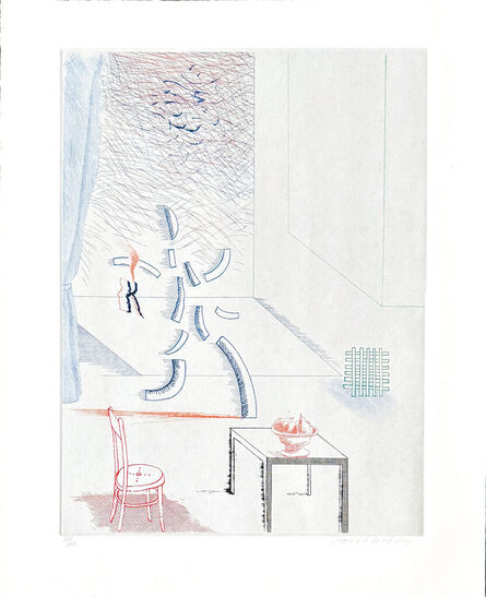 David Hockney, ‘Tick it, Tool it, turn it true’, 1976-1977