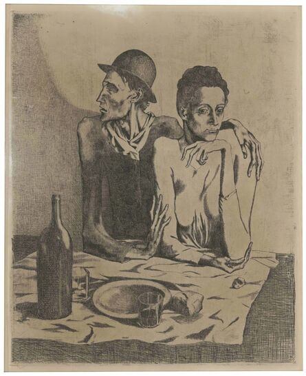 Pablo Picasso, ‘Le Repas Frugal, from La Suite des Saltimbanques’, 1904