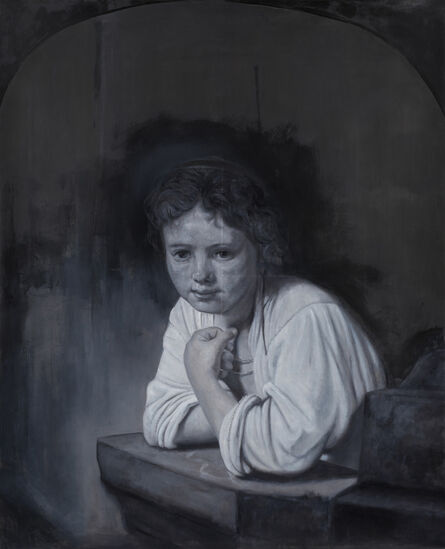 Martin La Rosa, ‘Girl at a window. Cita con Rembrandt - 2da versión’, 2020
