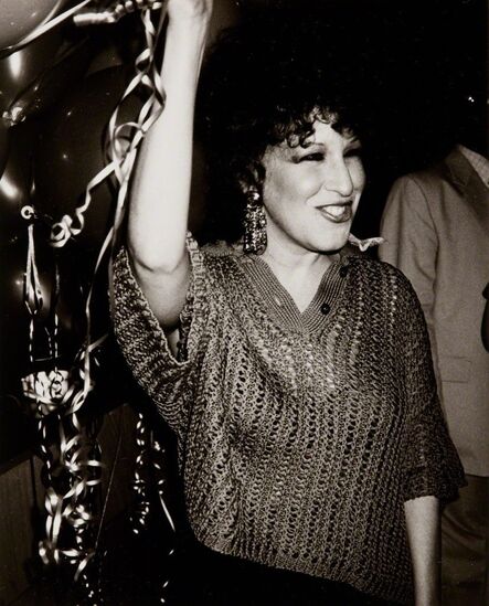 Andy Warhol, ‘Andy Warhol Photograph of Bette Midler at Studio 54’