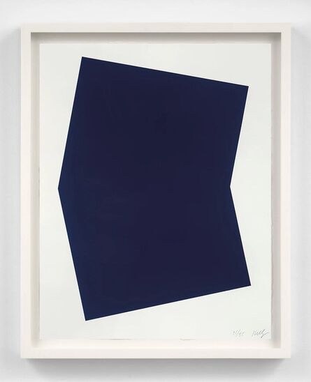 Ellsworth Kelly, ‘Dark Blue’, 2001