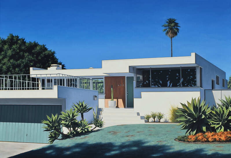 Danny Heller, ‘RM Schindler, Spec House’, 2022, Painting, Oil on canvas, Billis Williams Gallery
