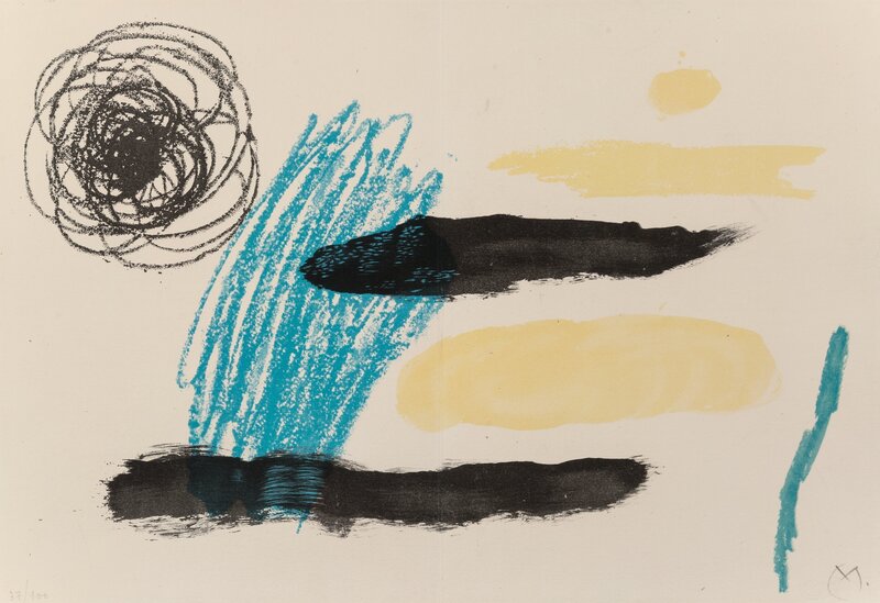 Joan Miró, ‘Untitled, from Obra inèdita recent’, 1964, Print, Lithograph in colors on Guarro paper, Heritage Auctions
