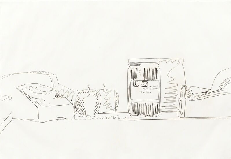 Andy Warhol, ‘Still Life’, 1975, Drawing, Collage or other Work on Paper, Pencil on ivory wove paper, Skinner