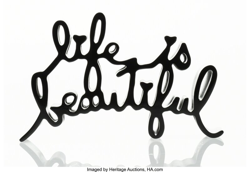Mr. Brainwash, ‘Life is Beautiful (Black)’, 2015, Other, Cast resin, with thermal coated, Heritage Auctions