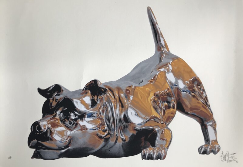 Bikismo, ‘Chrome dog’, 2015, Print, Screenprint in colours on paper, DIGARD AUCTION