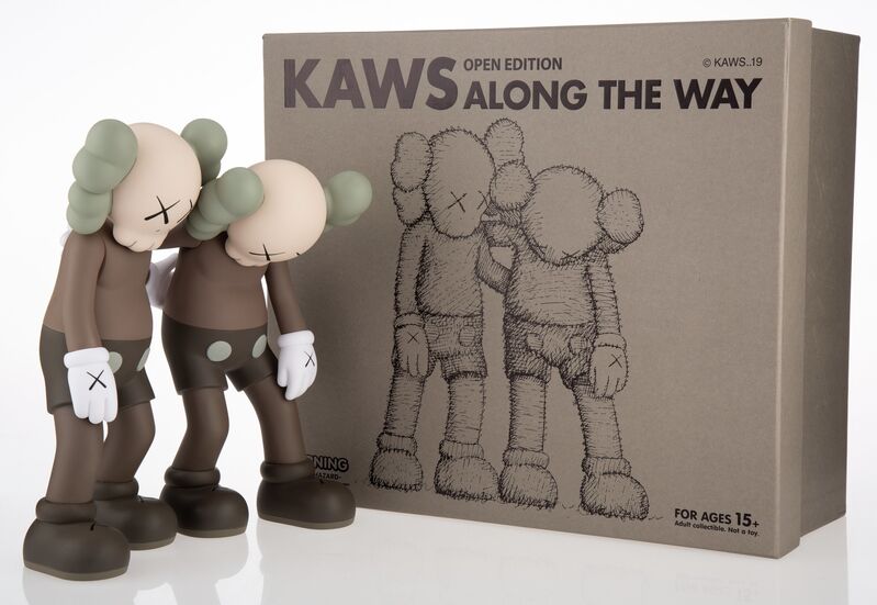KAWS, ‘Along the Way (Brown)’, 2019, Sculpture, Painted cast vinyl, Heritage Auctions