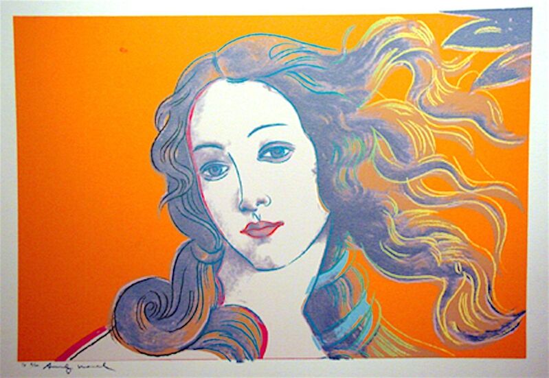 Andy Warhol, ‘Details of Renaissance Paintings, Sandra Botticelli Birth of Venus, 1482’, 1984, Print, Unique silkscreen on Aquarelle Cold Pressed Paper, Woodward Gallery