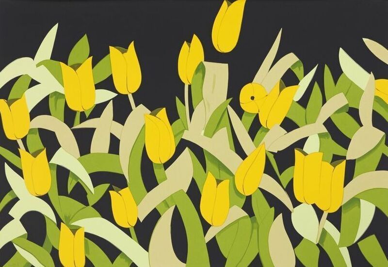 Alex Katz, ‘Yellow Tulips’, 2014, Print, Screenprint in colours on 4-ply Museum Board, Artsy x Seoul Auction