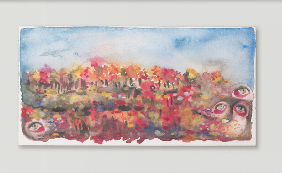 When The Earth turned Red (The Leaves of Sakarya Blush When You Love Them),