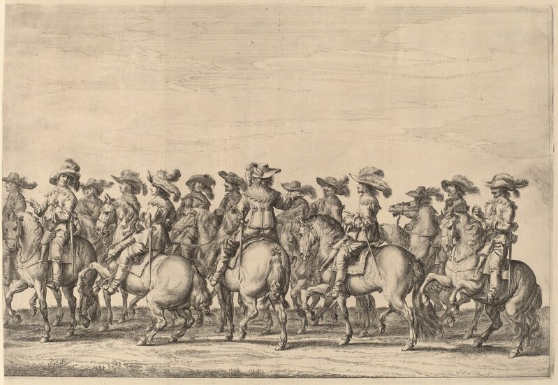 Pieter Nolpe, ‘Entry of Marie de Medici into Amsterdam [plate 3 of 6]’, 1639, Print, Etching, National Gallery of Art, Washington, D.C.