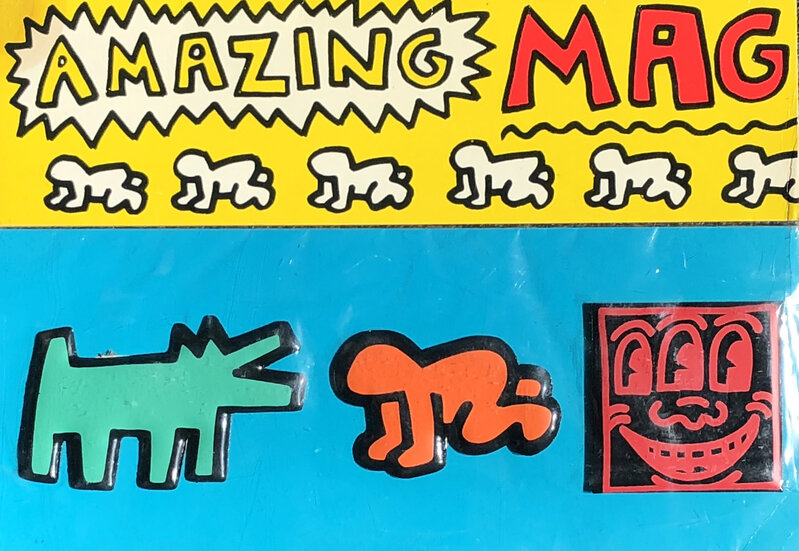 Keith Haring, ‘Keith Haring Pop Shop magnets 1985 (set of 3)’, 1985, Ephemera or Merchandise, Vinyl magnets, Lot 180 Gallery