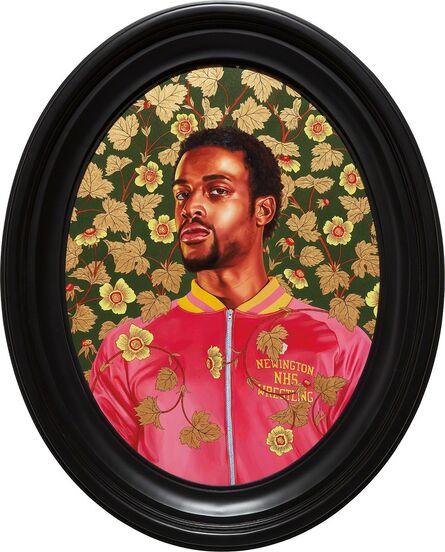 Kehinde Wiley, ‘Portrait of Garrett Gray’, 2017