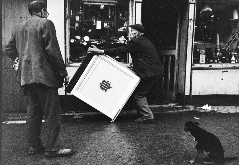 Edward Quinn, ‘Man moving furniture, Dublin’, 1963, Photography, Vintage silver gelatin print, Michael Hoppen Gallery