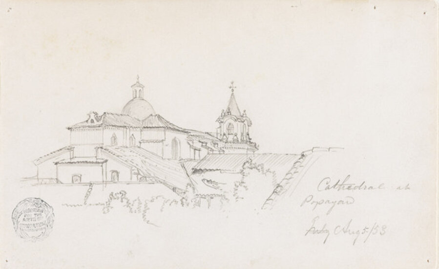 Cathedral at Popayan, Columbia