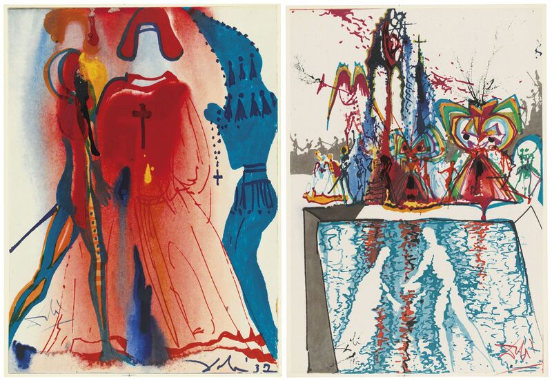 Salvador Dalí, ‘William Shakespeare: Romeo e Giulietta’, 1975, Print, The complete book of ten offset lithographs with screenprint in colours with an additional suite, Christie's