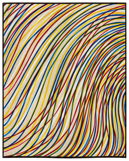 Sol LeWitt, ‘Wavy Lines on Gray from Sequences’, 1998