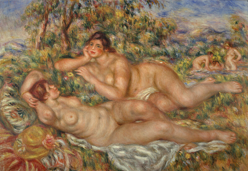 Pierre-Auguste Renoir, ‘The Bathers’, 1918-1919, Painting, Oil on Canvas, Kimbell Art Museum