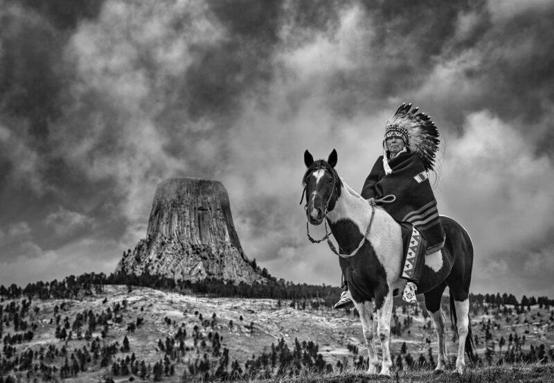 David Yarrow, ‘Chief’, 2020, Photography, Archival Pigment Photograph, Holden Luntz Gallery