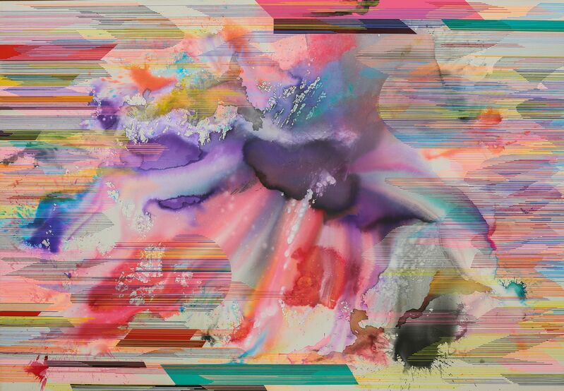 Juan Carlos Muñoz Hernandez, ‘Dragon Dog’, 2016, Painting, Mixed Media on Canvas, Simard Bilodeau Contemporary