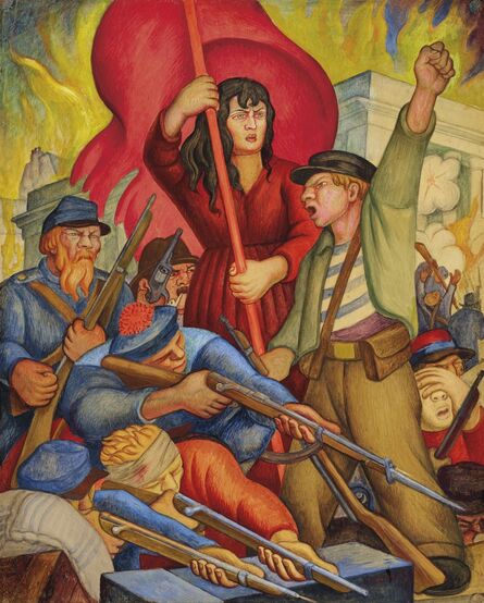 Diego Rivera, ‘Communards (Comuna de Paris)’, 1928