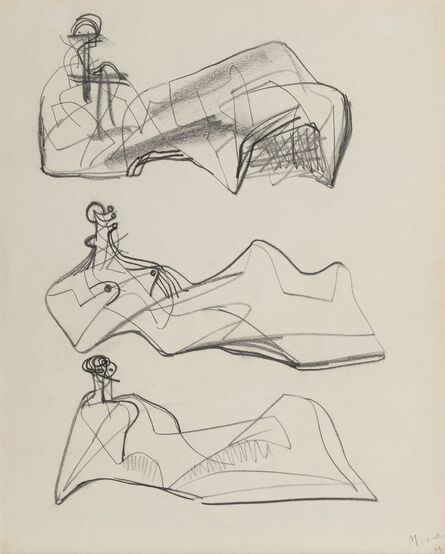 Henry Moore, ‘Three Reclining Figures’, 1956