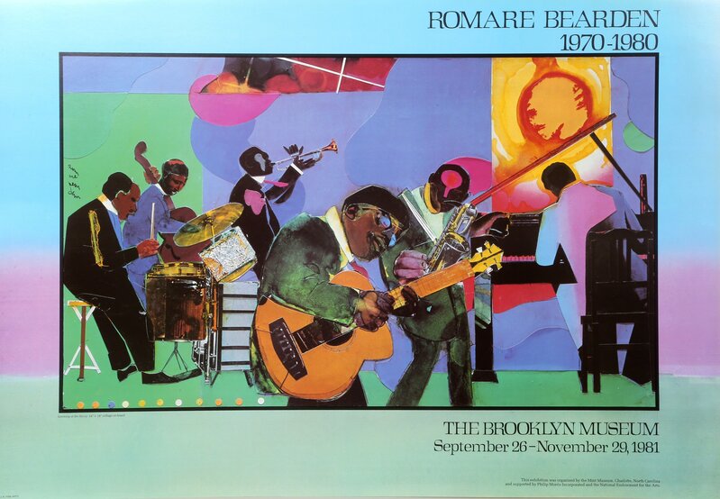 Romare Bearden, ‘Brooklyn Museum: Jamming at the Savoy’, 1981, Ephemera or Merchandise, Exhibition Poster, RoGallery