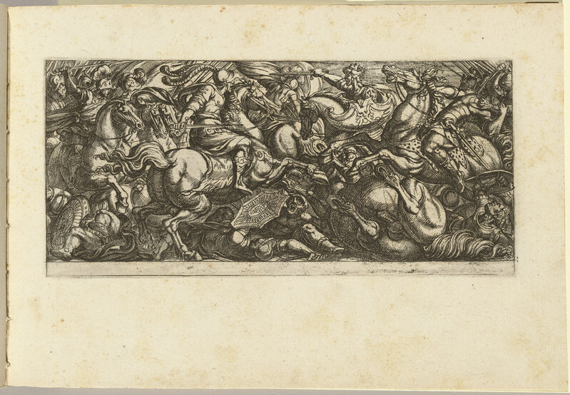 Antonio Tempesta, ‘Cavalry Charge with Soldiers and Horses Trampled’, Print, Etching, National Gallery of Art, Washington, D.C.