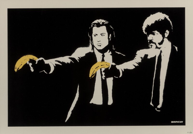Banksy, ‘Pulp Fiction’, 2004, Print, Screenprint in colors on paper, Heritage Auctions