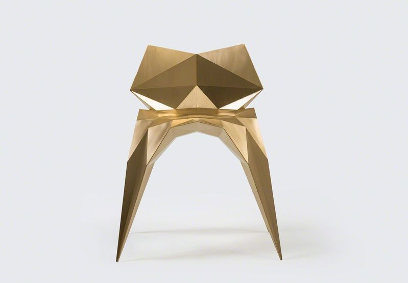 Zhoujie Zhang, ‘Brass Bowtie Chair (SQN1-F2A)’, 2014, Design/Decorative Art, Brass, Gallery ALL