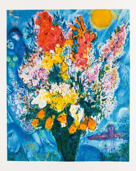 Marc Chagall, ‘Le Bouquet Illuminant le Ciel’, 1994