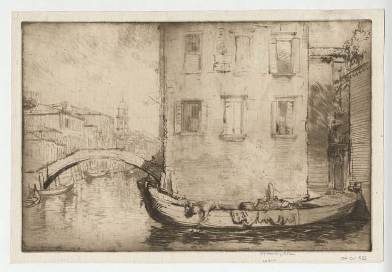 Donald Shaw MacLaughlan, ‘Song from Venice, No.3’, 1913, Print, Etching, Childs Gallery