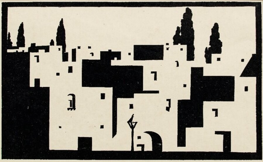 Hamrun, from Contemporary English Woodcuts
