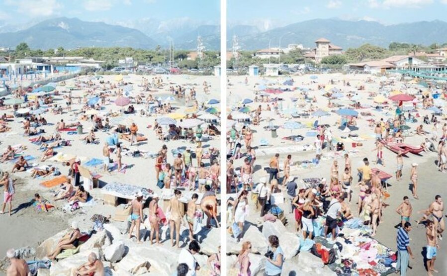 48 & 49 MadiMa Ragnodoro Diptych (left and right) from "A Portfolio of Landscapes With Figures"