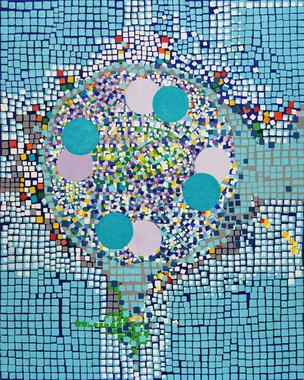 Carol John, ‘Abstract Oil Painting: 'Wheel'’, 2017