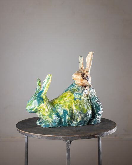 Marina Le Gall, ‘Mated rabbits’, 2019