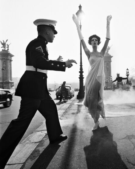 William Klein, ‘Simone + Marines, Pont Alexandre III, Paris’, 1960