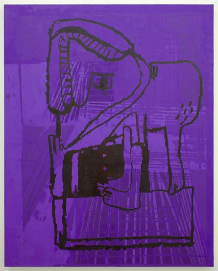 EJ Hauser, ‘purple beast’, 2017