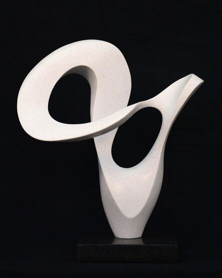 Jeremy Guy, ‘Pirouette White 5/50 - polished, abstract, engineered white marble sculpture’, 2017