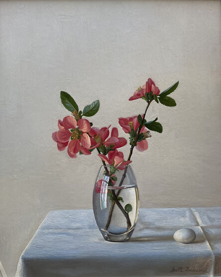 Scott Fraser, ‘Vase with Quince and Egg’, 2022