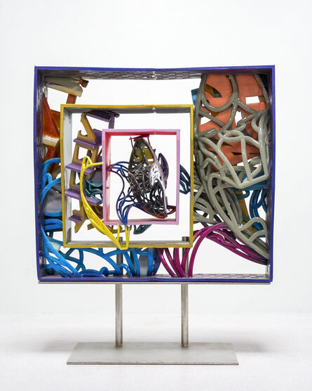 Frank Stella, ‘Framed Model for the Frigate Macedonian HBM and the Frigate United States 2’, 2018