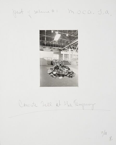 David Ireland, ‘Untitled (Part of Scheme #1 M.O.C.A. L.A.)’, 1988