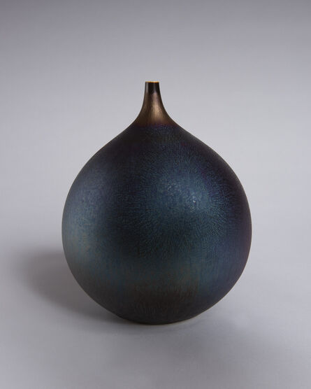 Hideaki Miyamura, ‘Vase with Blue Hare's Fur Glaze’, ca. 2010