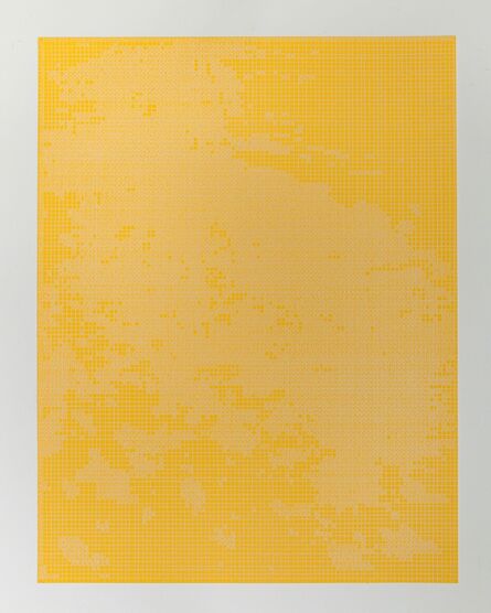 Corinne Laroche, ‘White on gold yellow’, 2008